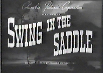 SWING IN THE SADDLE 1944 (DVD) JANE FRAZEE, GUINN WILLIAMS, SLIM SUMMERVILLE