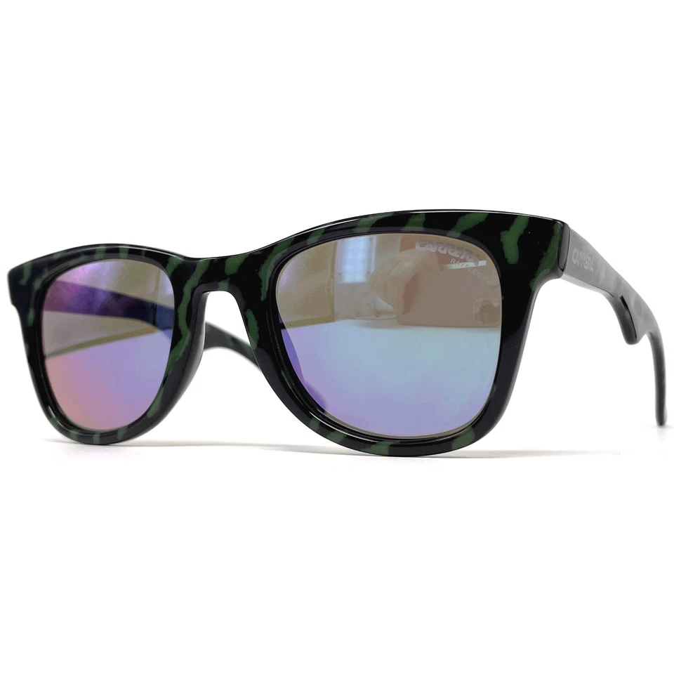 NOS vintage CARRERA 5447 "Rayflect" sunglasses - 1980's Austria - Black / Green - Bild 3 von 4