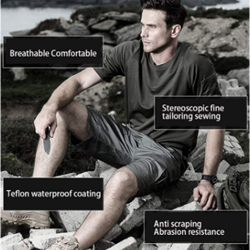 Mens Tactical Shorts Waterproof Cargo Shorts for Men Hiking Fishing - 第 15/32 張圖片