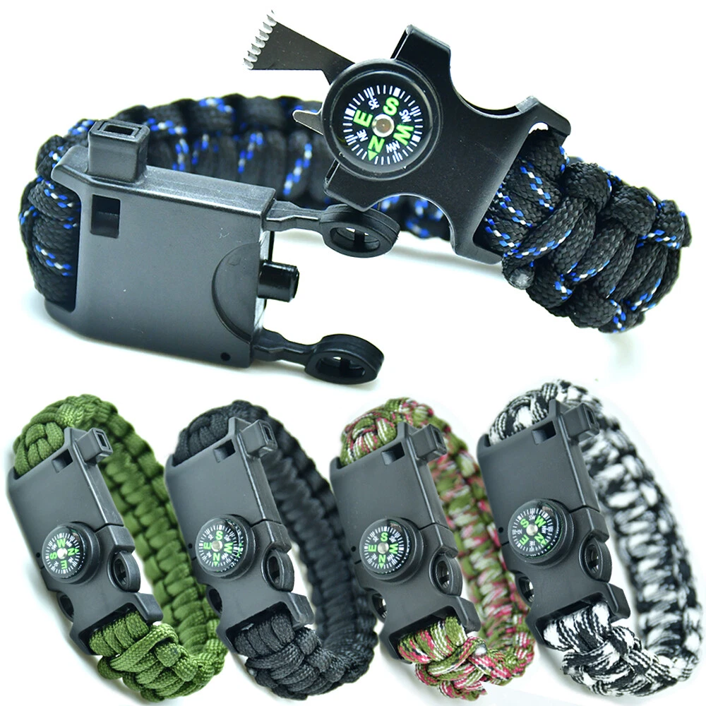 Paracord bracelet survival kit sale