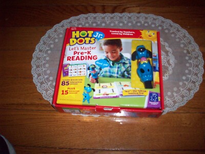 Educational Insights Hot Dots Jr Lets Master Pre-K Reading 2 Books 85 Lessons