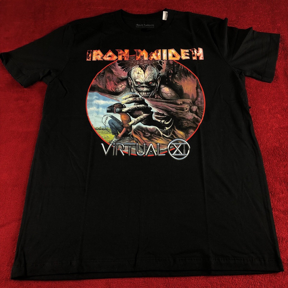 Official Licensed T-Shirt Iron Maiden Eddie Virtual XI