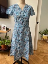 gorgeous HASLEMERE COLLECTIONS ladies s/sleeve printed cotton long dress sz 26