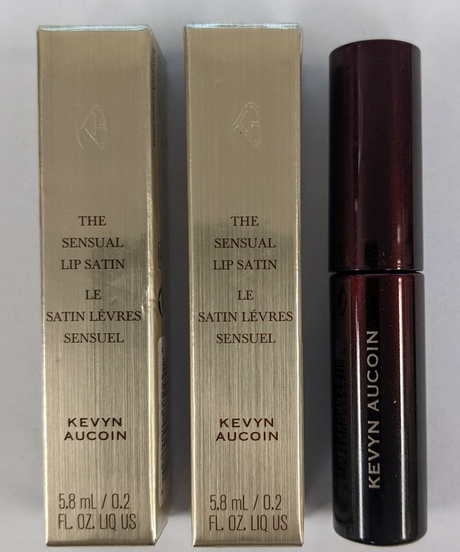 LOT OF 2 KEVYN AUCOIN THE SENSUAL LIP SATIN 11306 FALCONNE 0.2oz EACH NEW IN BOX