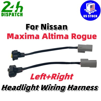 For Nissan Maxima Hid to Halogen Headlight Conversion Altima Low Beam 2009+