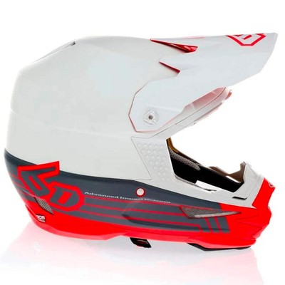 6D ATR-1 MX Helm Split Red