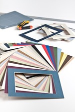 10 x passepartout 30x40 DIN A4 1,4 mm  17 Far...