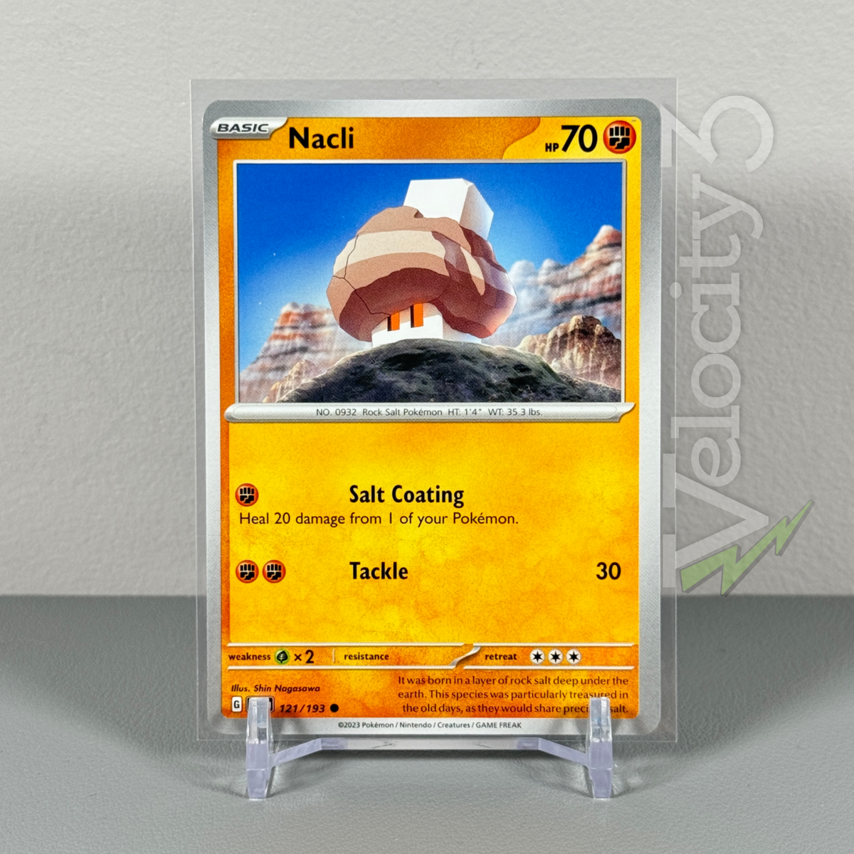 nacli pokemon card price 2023 2023 Pokemon Japanese Sv2d-Clay Burst #078 Art Rare Aloha Shop Evolves from null Fighting Salt Coating Heal 20 damage from 1 of your Pokmon. 2023 Pokemon Japanese Scarlet &