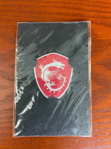 MSI Label für Desktop oder Laptop Tasche ungeöffnet neu.