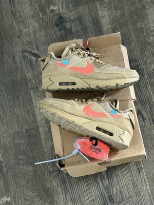 Nike Off-White Air Max 90 Desert Ore Size 9.5M Good Condition 