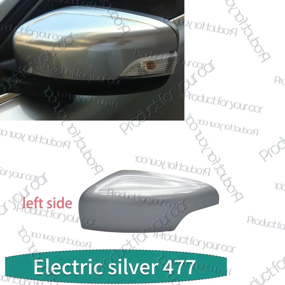 Electric silver 477 Left Driver Side Rearview Mirror Cap For Volvo XC60 2010-13