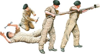 Miniart 1:35 - Equipaggio britannico di riparazione dei carri