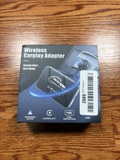Wireless CarPlay  Auto Adapter - Plug  Play, Dual-Band WiFi, 4K Video Support