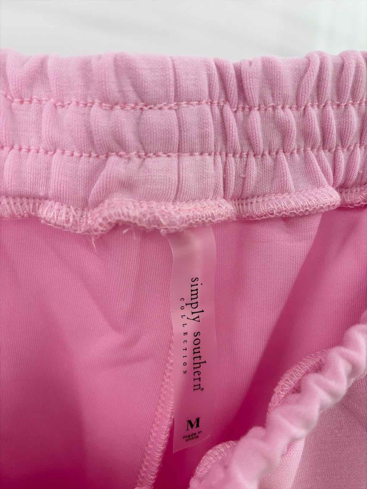 Simply Southern Pink Size Medium Basic Shorts - image 2