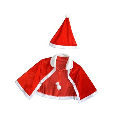 Weihnachtsumhang Cape Rot Cape für den Bühnenauftritt des Festivals von