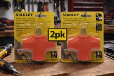 2pk Triple 3 Outlet AC Wall Plug HD Power Tap Splitter Grounded Electric Adapter