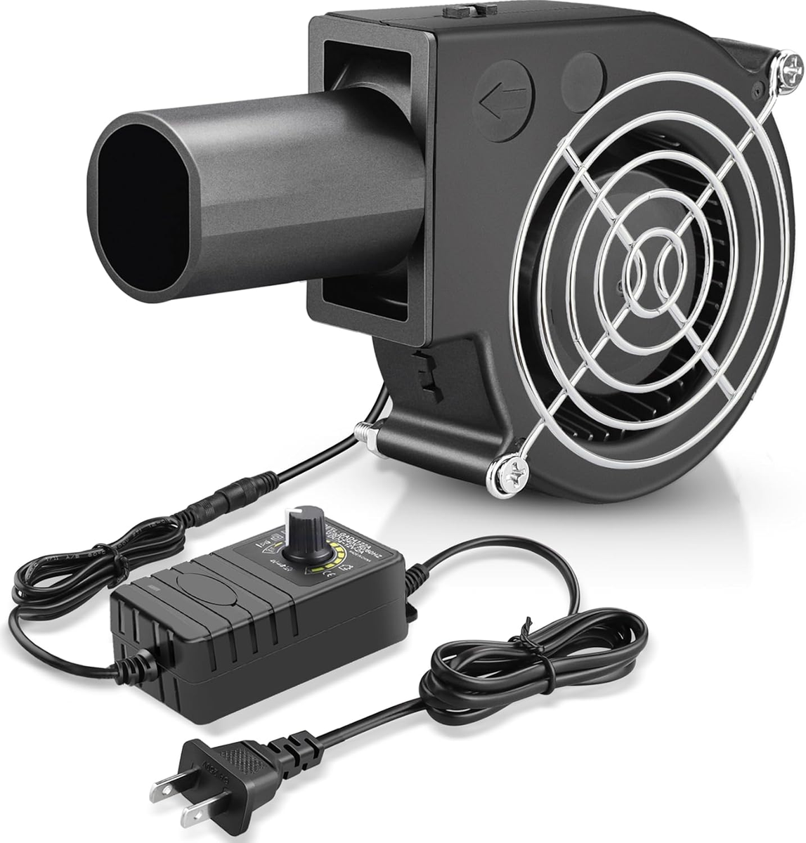 BBQ Fan Air Blower 97Mm, Variable Speed Centrifugal Fans with 110V