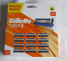 Gillette Fusion 5 Sport Rasierklingen - 12 Stück Value Pack Neu und OVP
