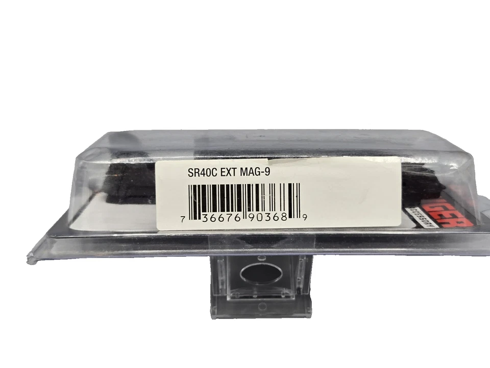 Ruger SR40C Blued steel, 9-Round .40 caliber magazine with Extended Floorplate - Image 3 of 4