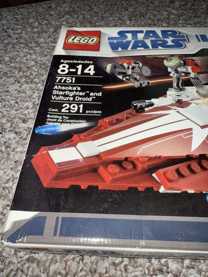 LEGO Star Wars: Ahsoka's Starfighter and Vulture Droid 7751 Nuevo en Caja Ropa de Estante Foto 2 de 4