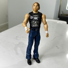 WWE Dean Ambrose Action Figure 2017 Mattel Goes Unhinged Shirt Blue Jeans