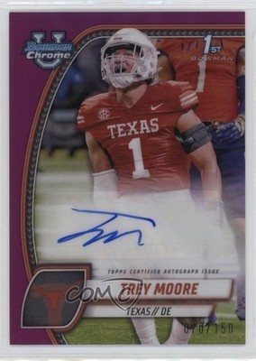 2024 Bowman U Chrome Prospect Fuchsia Refractor /150 Trey Moore #PA-TMO Auto 2y0