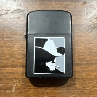 PII Black Flip Top Lighter Collectible Metal Classic Style Graphic Unique Design