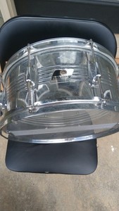 LUDWIG BLACK AND WHITE LABEL ROCKER SNARE DRUM