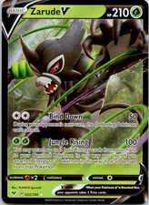 zarude v pokemon card value 2020 022/185 Ultra Rare Sword & Shield: Vivid Voltage Card Number / Rarity Zarude V 2020 Sword &