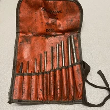 Snap On Roll Pin Punch Set 1/16” - 3/8”  PPR710HOLX USA *READ