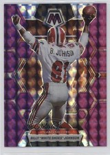 2023 Panini Mosaic Purple Prizm 19/49 Billy Johnson White Shoes #11 z7j