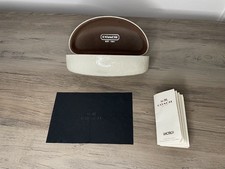 Coach Signature Monogram C Hard Clamshell Eye Glass Case W/ Cloth and Care Tag