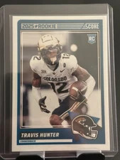 2025 Panini Score Travis Hunter #20 (RC) Jacksonville Jaguars Football Card