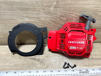 #ad Craftsman S1450 S1600S1800 Chainsaw 42CC Pull Start Housing amp; Baffle OME USED $29.95