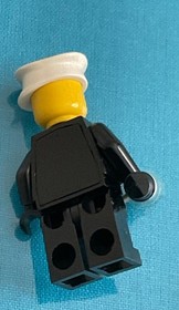 LEGO City Town Light Up Police Officer Minifigure From 7237 Working Flashlight