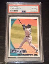 2010 Topps Baseball Ken Griffey Jr. #85, PSA 10 GEM MINT ⚾️ 💎