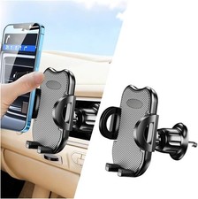 Car Phone Holder 360 Rotation Vehicle Air Vent Cell Phone Mount with Hook Clip