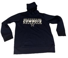 Dallas Cowboys Size 10-12 Pullover Boys Long Sleeve Blue  White Hoodie