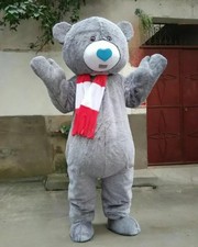 Teddy Bear Mascot Costume Cosplay Party Game Dress Outfit Halloween Adult