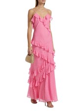 LoveShackFancy  Rialto Ruffled Maxi Slip Maxi Dress  Size:6  $765  NWT