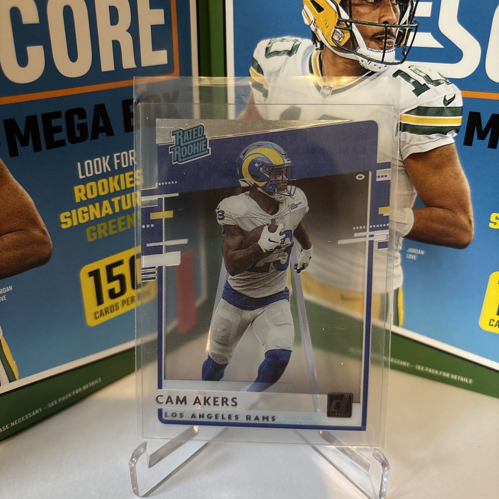 Cam Akers Panini Chronicles Clearly Donruss Rated Rookies #RRCA Base