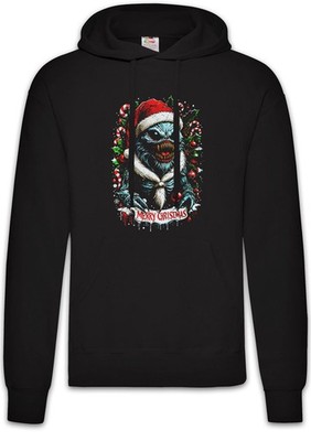 Merry Christmas Monster Herren Hoodie Happy Santa X-Mas Claus Critter