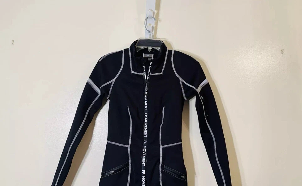 Free People Movement Powder Vixen base layer ski catsuit black NWT sz XS $498.00 - Image 2 of 4