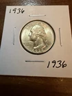 1936 Washinton Quarter Dollar 🔥 90% Silver 🔥 Nice Coin!
