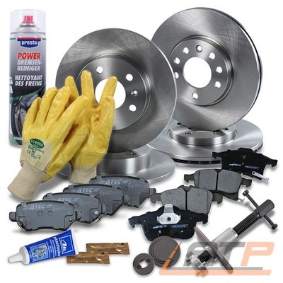 BREMSSCHEIBEN + BREMSBELÄGE BREMSKLÖTZE VORNE + HINTEN FÜR OPEL MERIVA A B