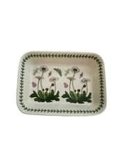 Portmeirion Botanic Garden Small Lasagna Dish Casserole Daisy Pattern