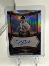 防弾少年団　ホソク　ジミン  ナムジュン　ジン　ユンギ　サイン　直筆　カード 2025 Panini Select - Signatures Seong-Jun Kim #SIG-SJ (AU, RC) for