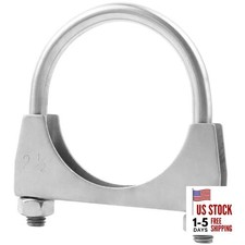 , Stainless Steel U-Bolt Muffler/Exhaust Clamp 2.5"