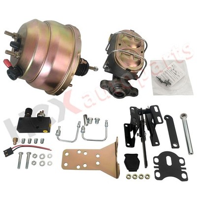 8'' Dual Power Brake Booster Conversion Kit for 57-72 Ford F-100 1'' Master Cylind