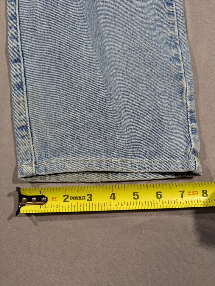 Vintage Guess Jeans 80's/90s Men's Classic Straight Leg Green Label Sz 34x34 USA - Image 4 of 4